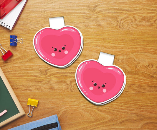 Kawai Heart Magnetic Bookmark