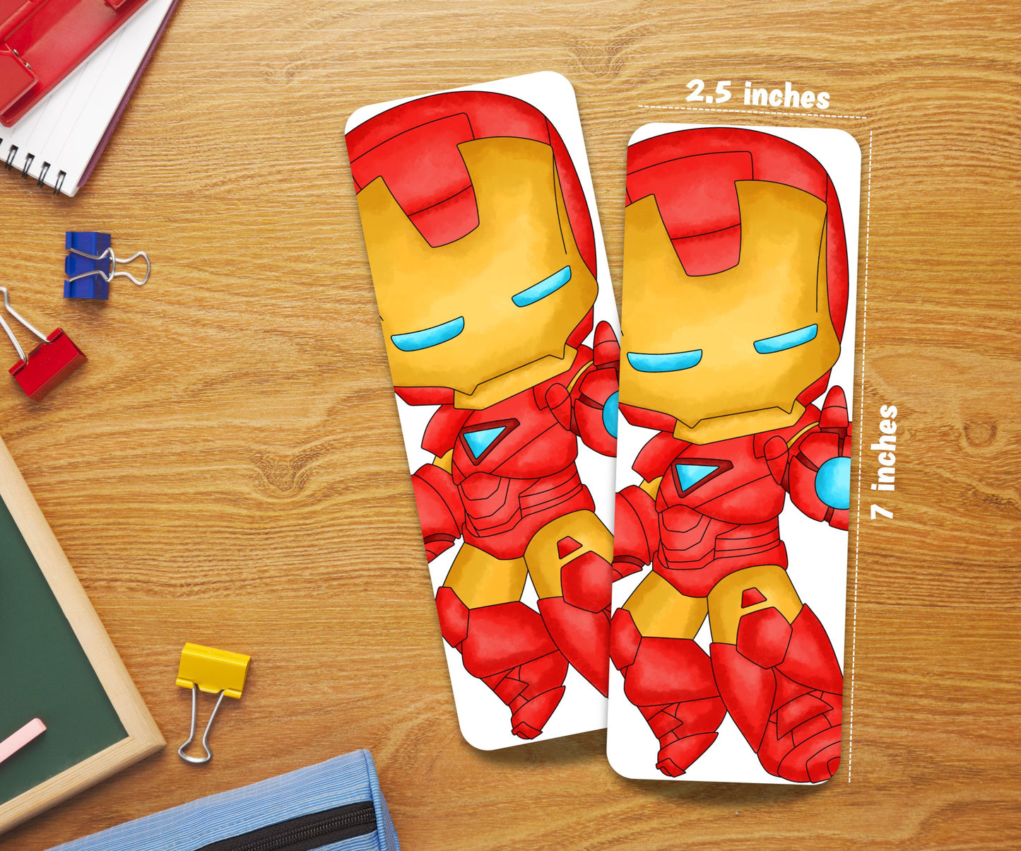 Super Heroes Bundle A Laminated Bookmarks