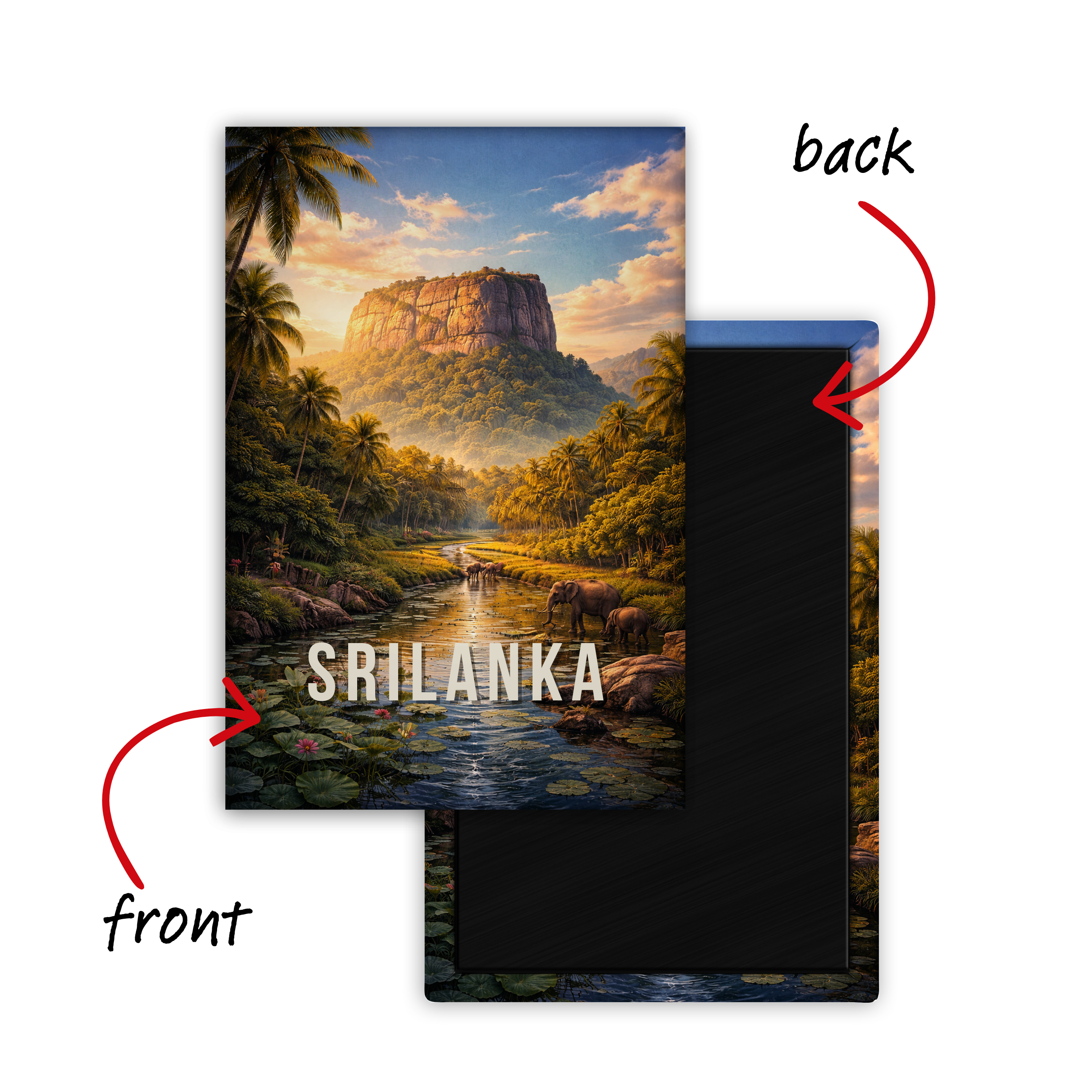 Greetings from Sri Lanka - Fridge Magnet