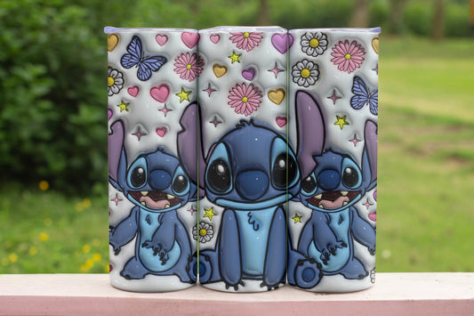 Stitch Themed Stainless Steel Vacuum Insulated Tumbler