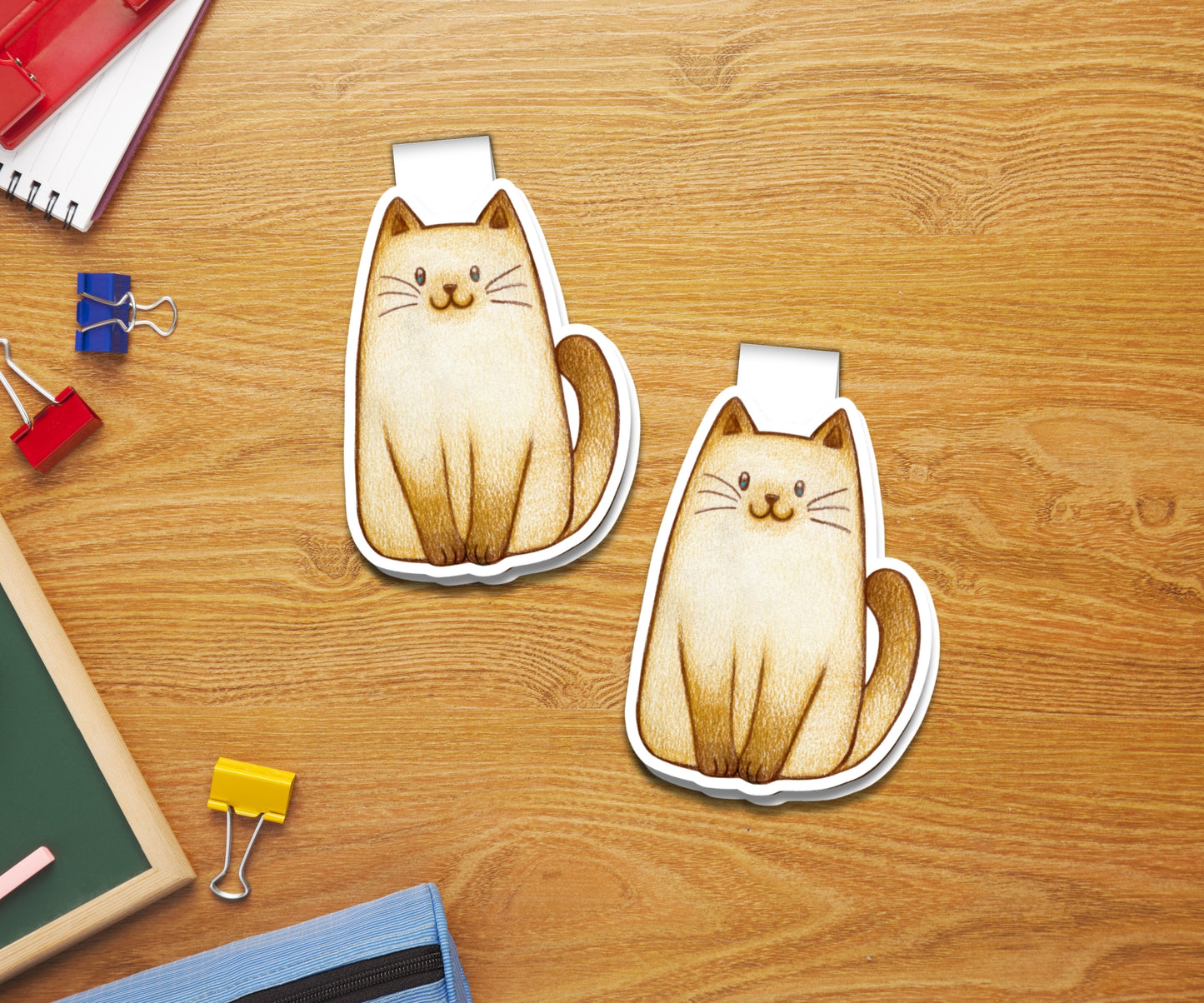 Ginger Cat Magnetic Bookmark