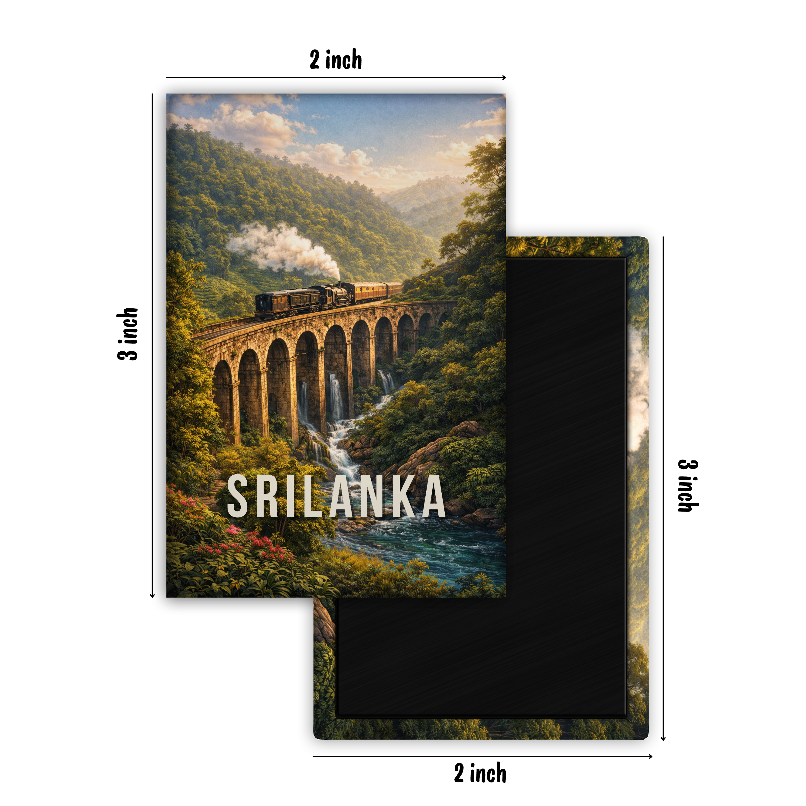 Greetings from Sri Lanka - Fridge Magnet