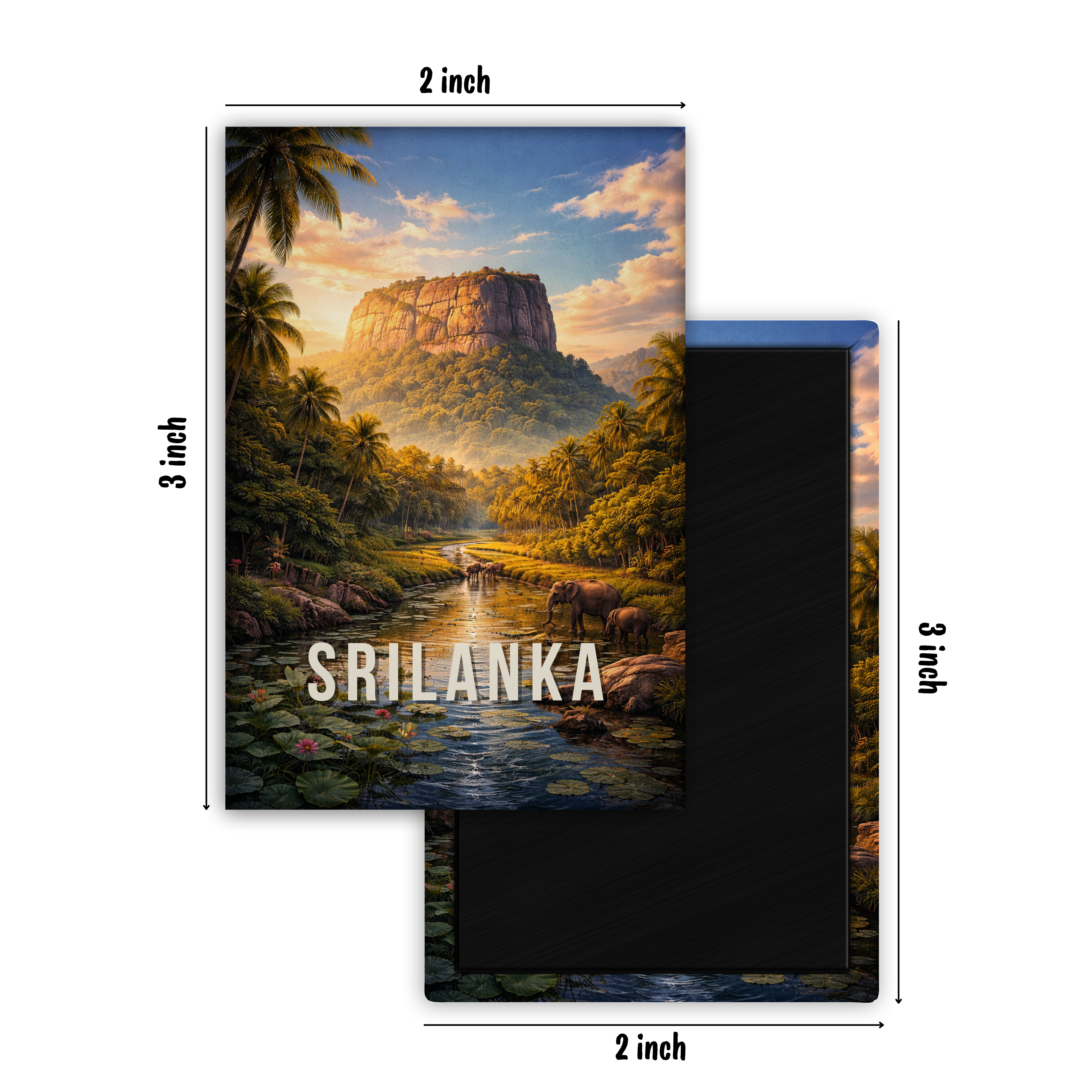Greetings from Sri Lanka - Fridge Magnet