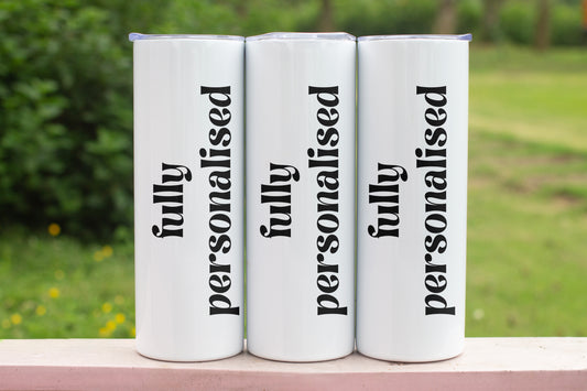 Fully Personalised Stainless Steel Vacuum Insulated Tumbler