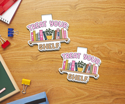 Treat Your Shelf Magnetic Bookmark