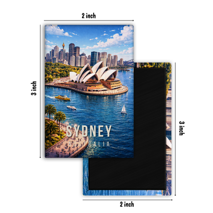 Stamped in Sydney, Australia - Fridge Magnet