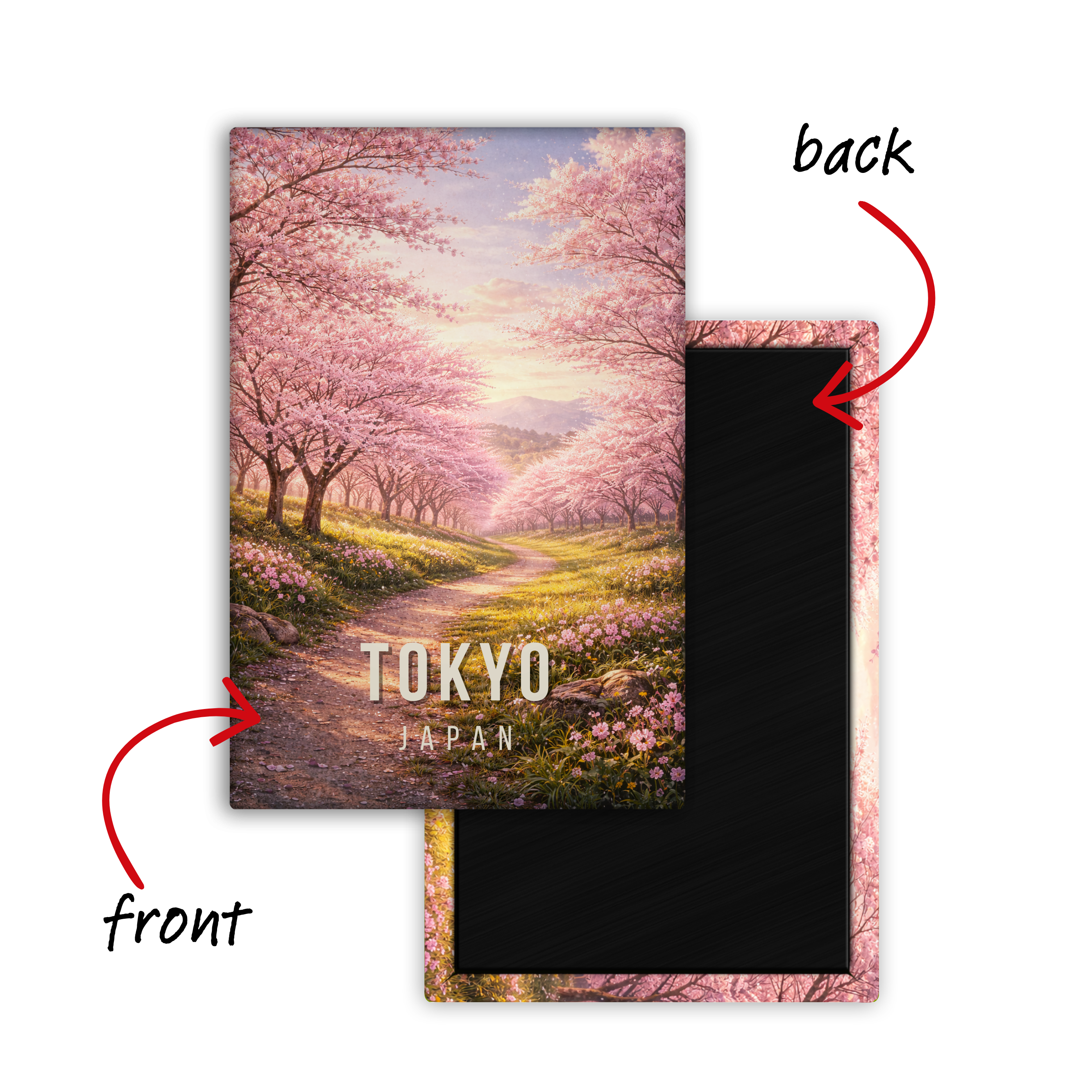 From the Streets of Tokyo, Japan - Fridge Magnet