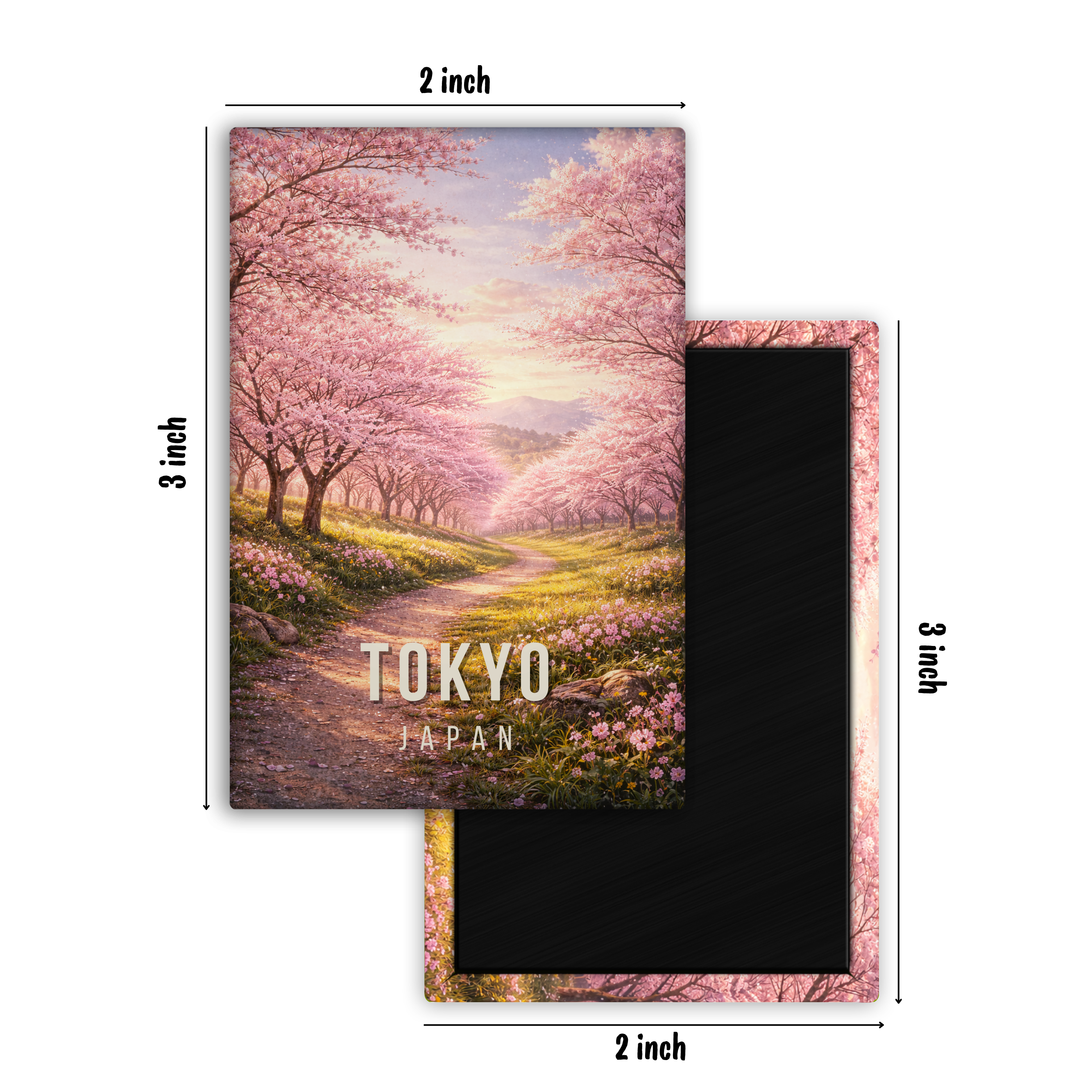 From the Streets of Tokyo, Japan - Fridge Magnet