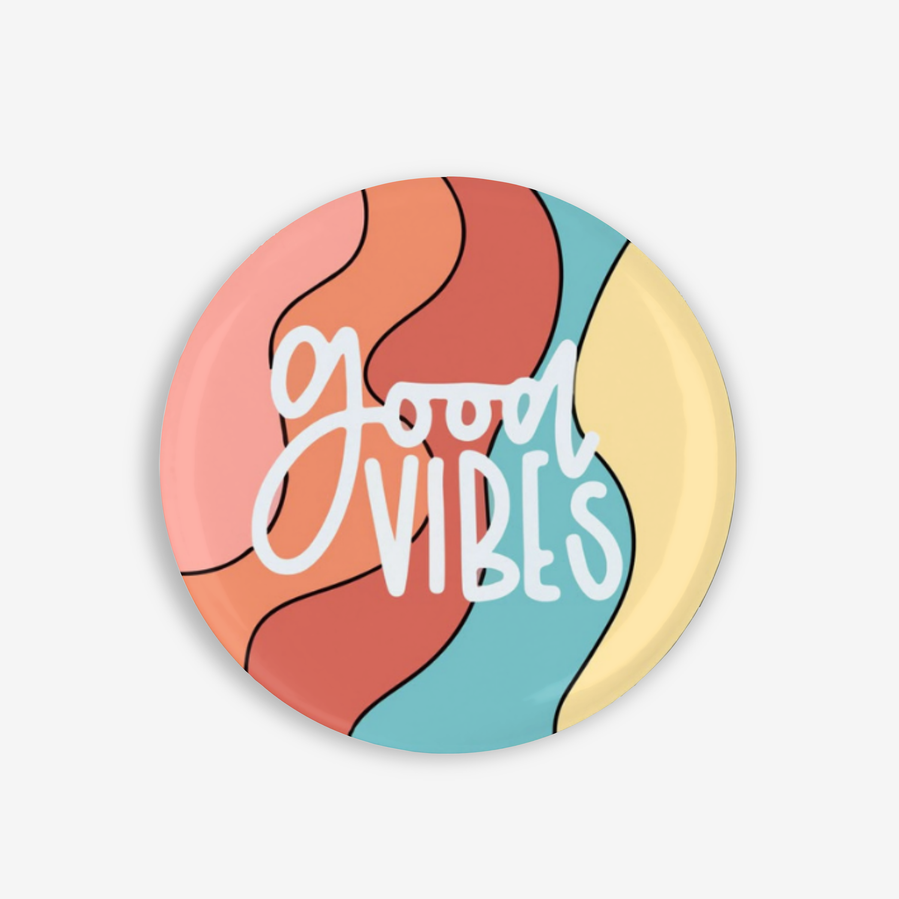 Good Vibes - Button Pin / Magnet