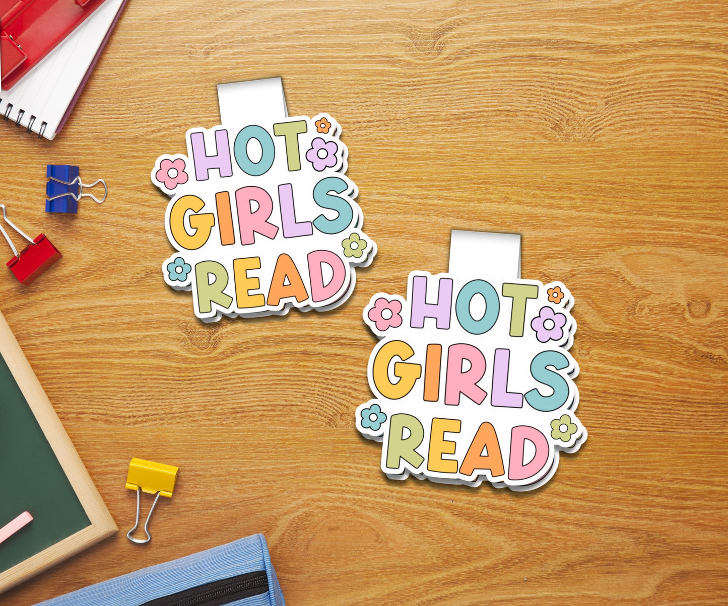 Hot Girls Read Magnetic Bookmark