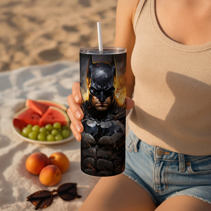 Batman Themed Stainless Steel Vacuum Insulated Tumbler