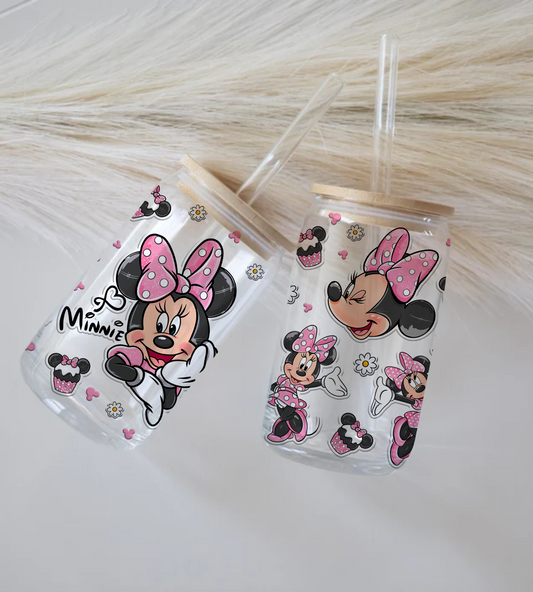 Minnie Mouse - Glass Tumbler
