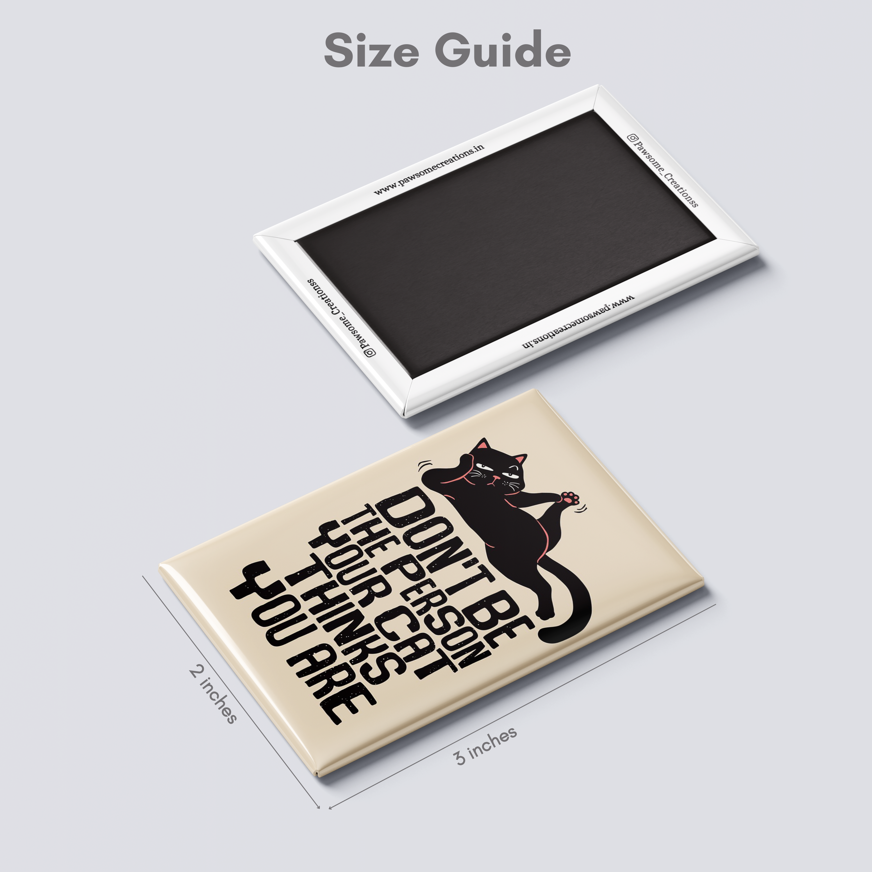 Tiny Troublemaker Fridge Magnet