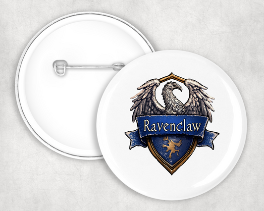 RavenClaw Hogwarts House Button Badge