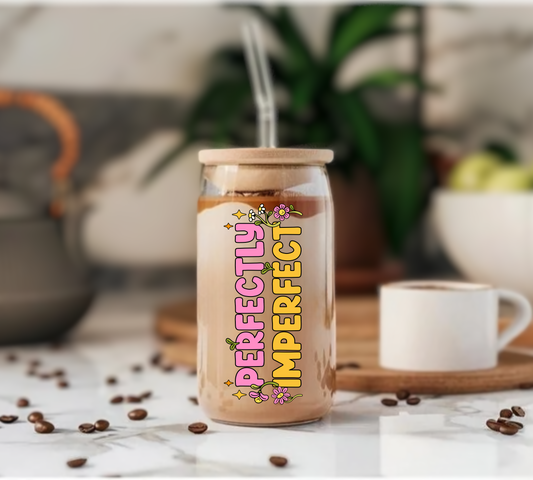 Imperfectly Perfect - Glass Tumbler