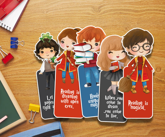 Harry Potter Characters Laminated Bookmark