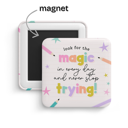 Glow Forward Fridge Magnet