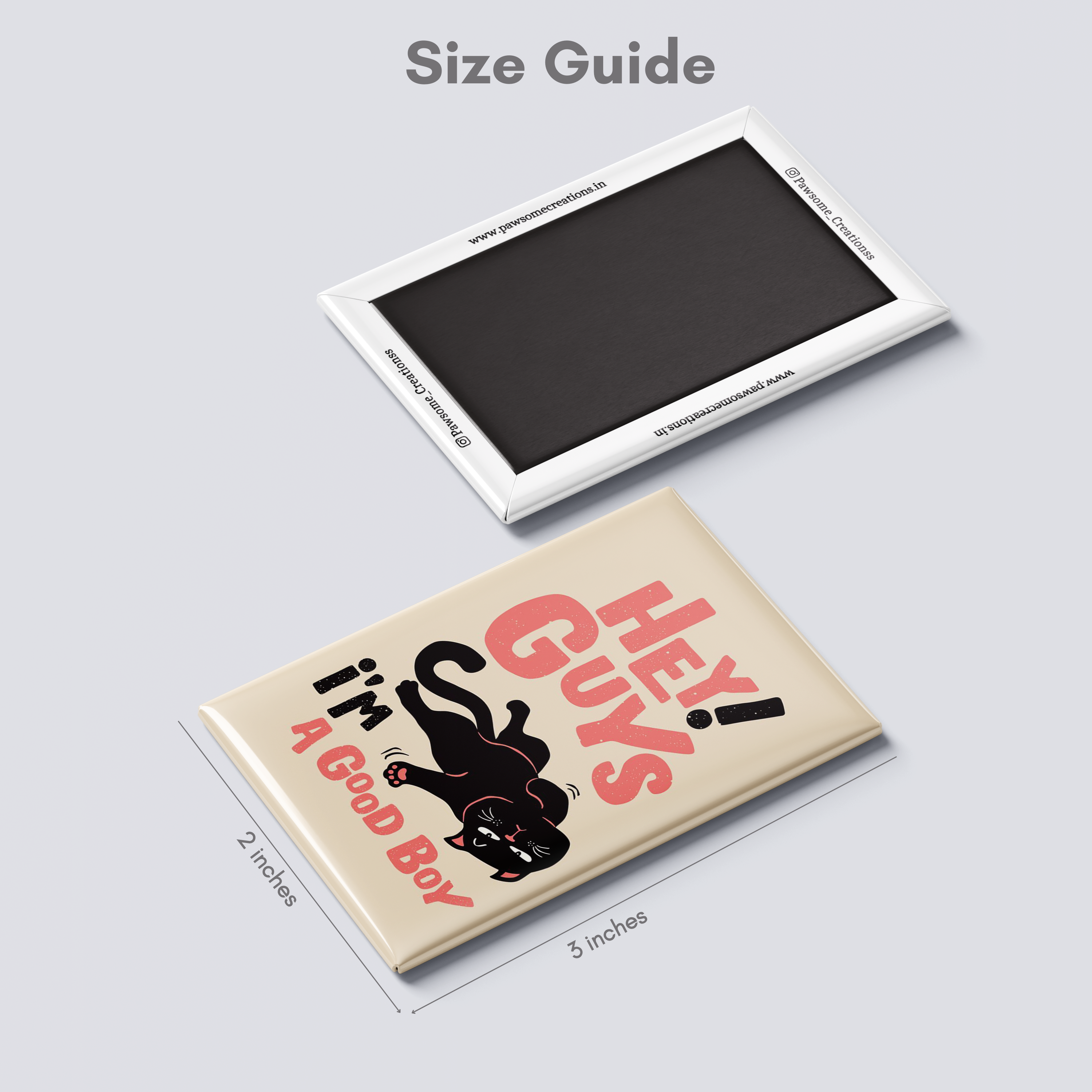 The Boss Cat Fridge Magnet