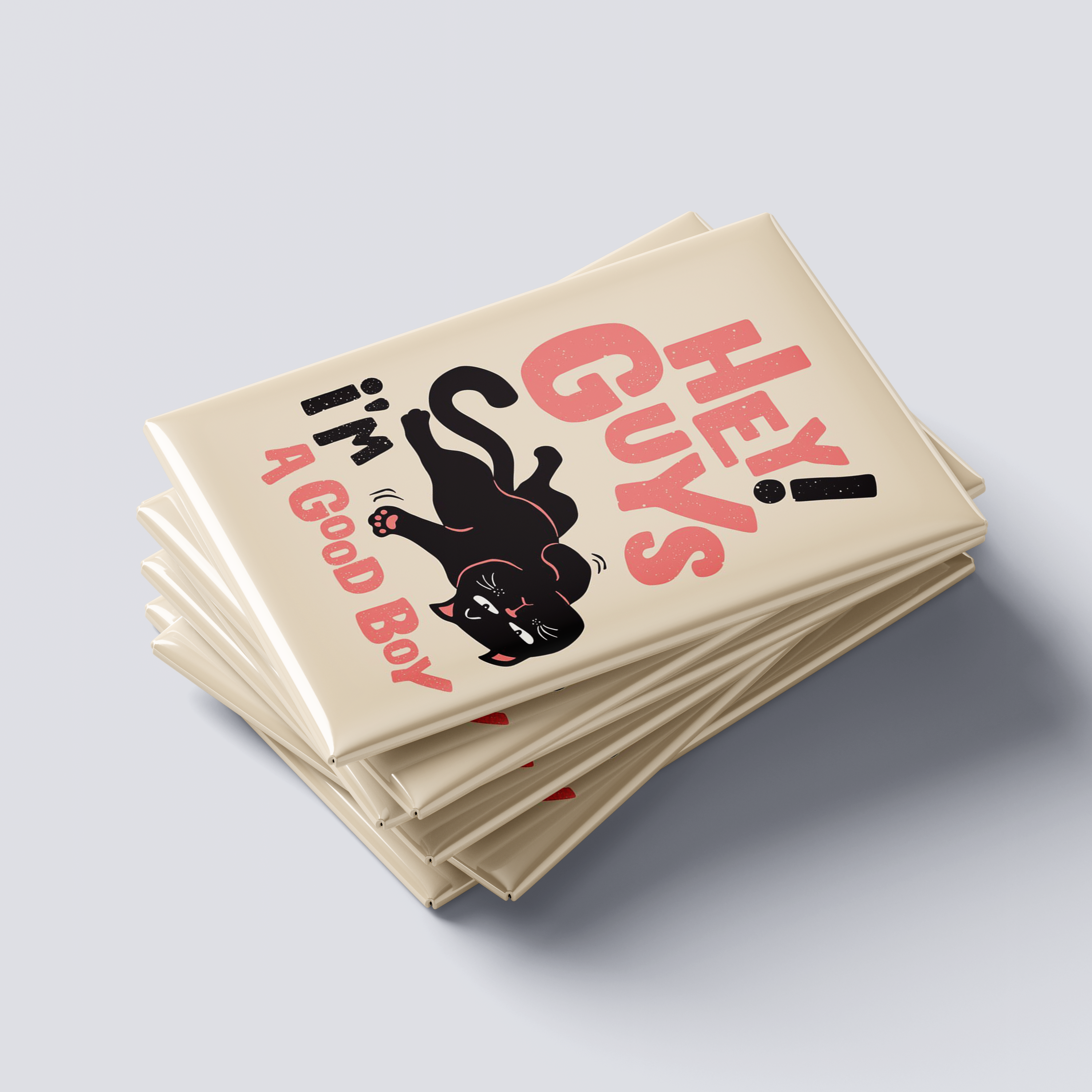 The Boss Cat Fridge Magnet