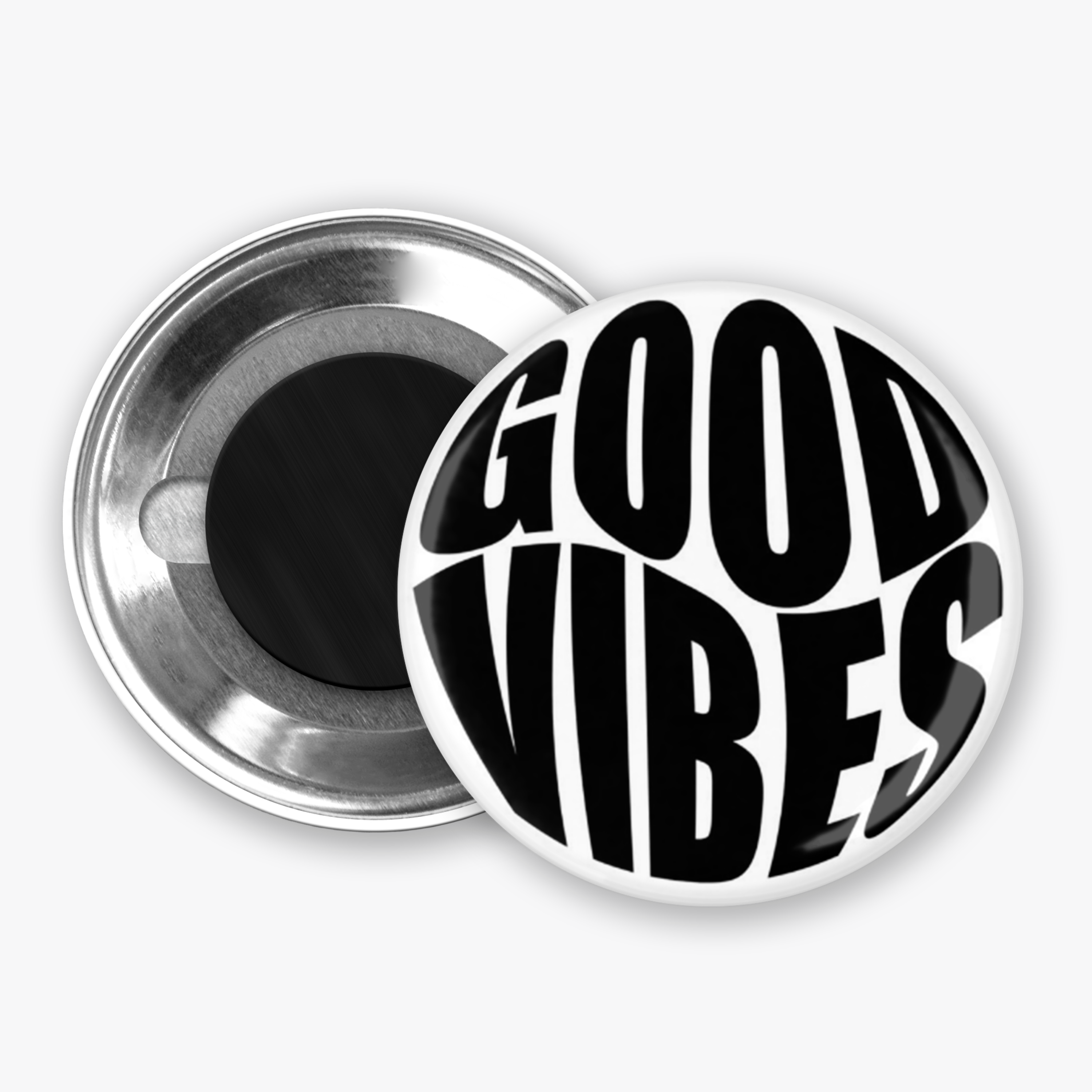 Good Vibes - Button Pin / Magnet