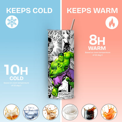 Hulk Themed Stainless Steel Vacuum Insulated Tumbler