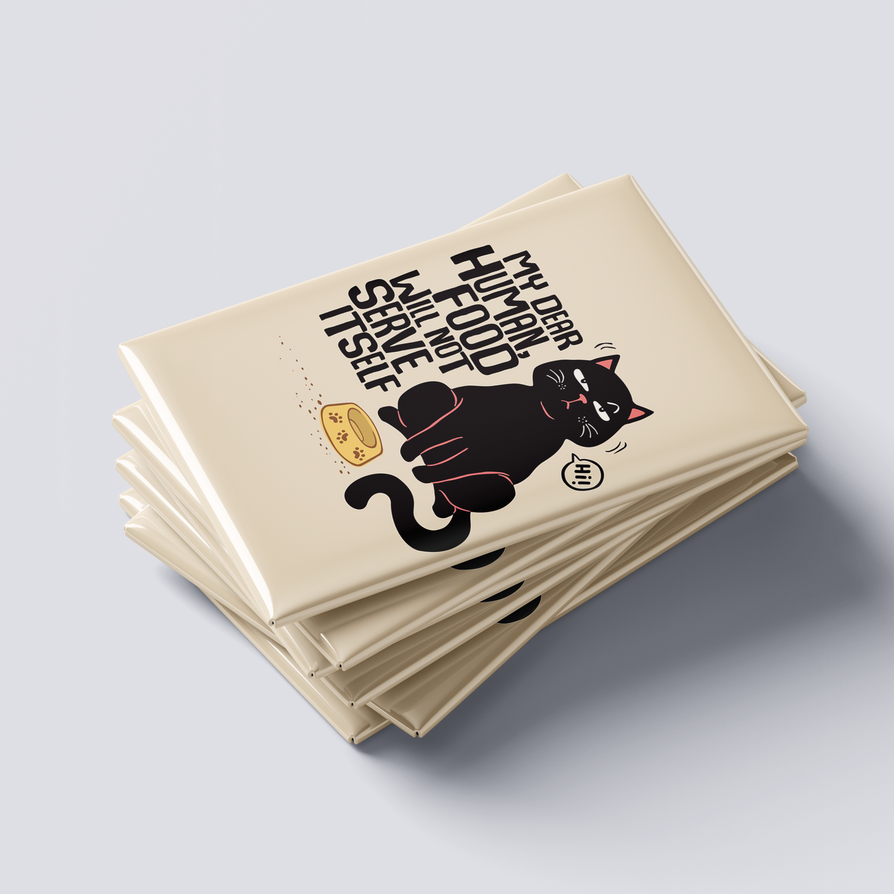 Tiny Tiger Cat Fridge Magnet