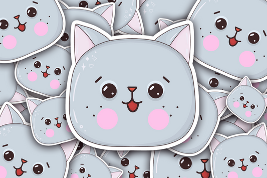 Cat Lover Vinyl Waterproof Sticker