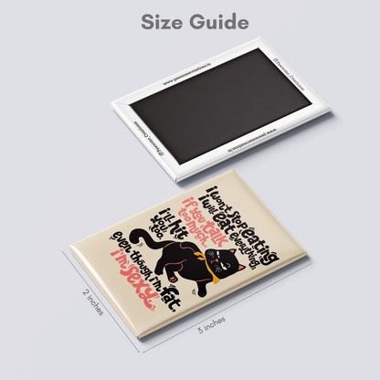 Meow Mood Cat Fridge Magnet