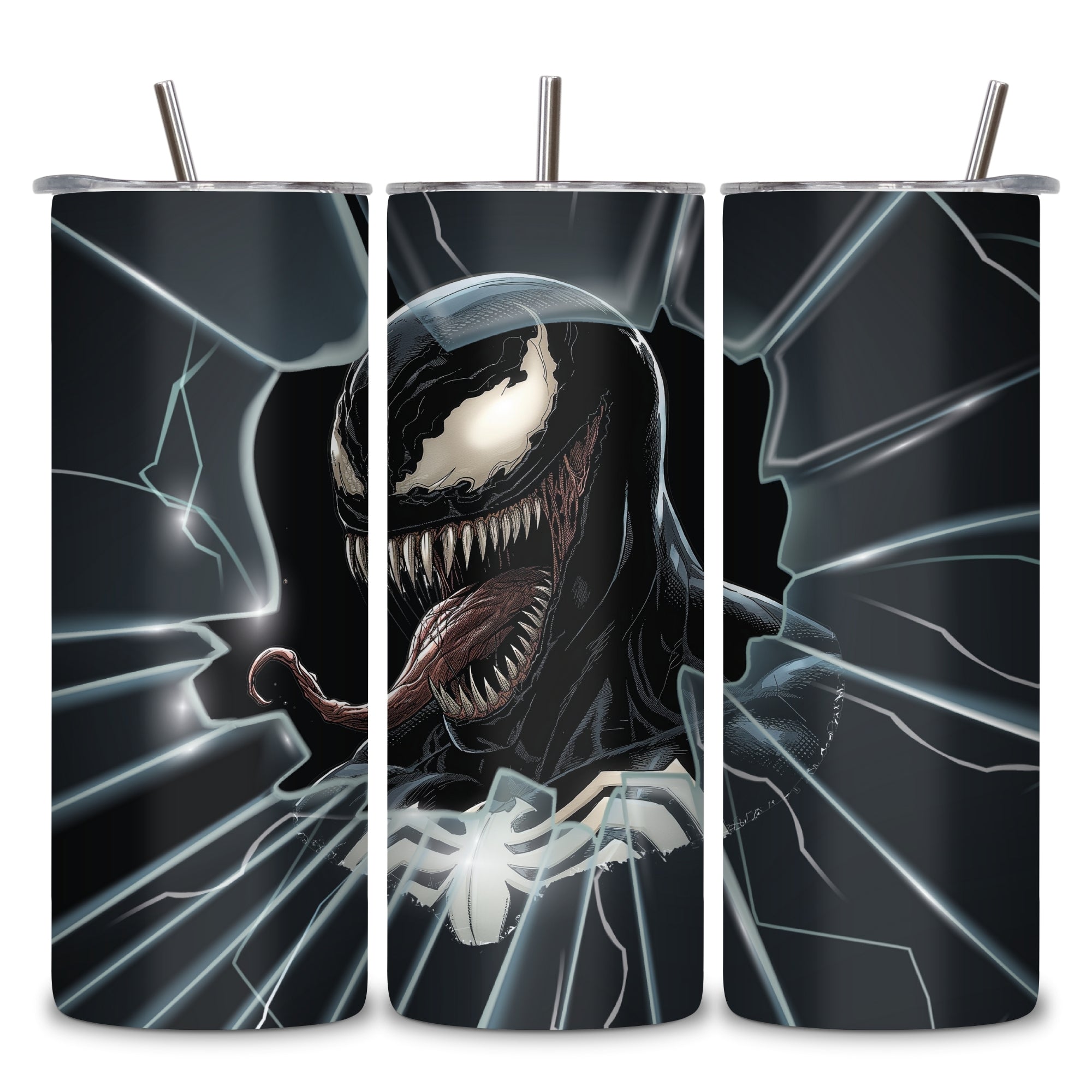 Venom Themed Stainless Steel Vacuum Insulated Tumbler