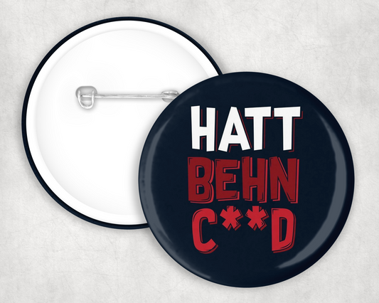 Hatt Behn C__D Button Badge