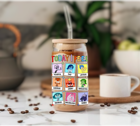 Today I Feel - Glass Tumbler