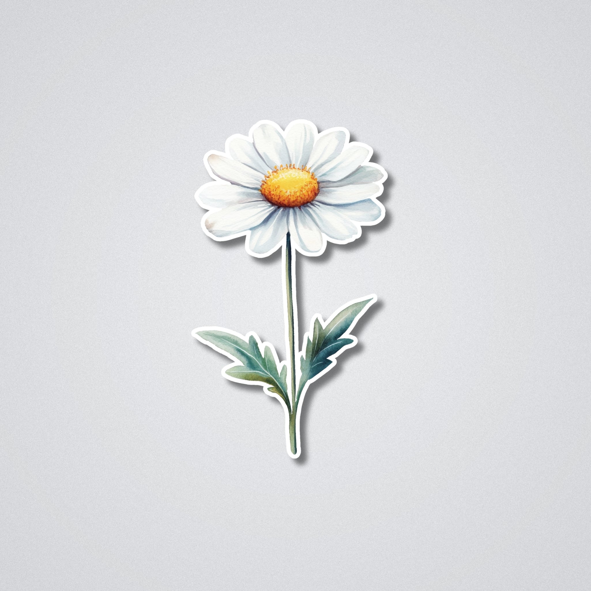 Daisy - April Birth Month Flower Vinyl Waterproof Sticker