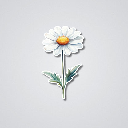 Daisy - April Birth Month Flower Vinyl Waterproof Sticker