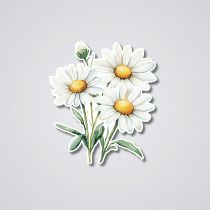 Daisy - April Birth Month Flower Vinyl Waterproof Sticker