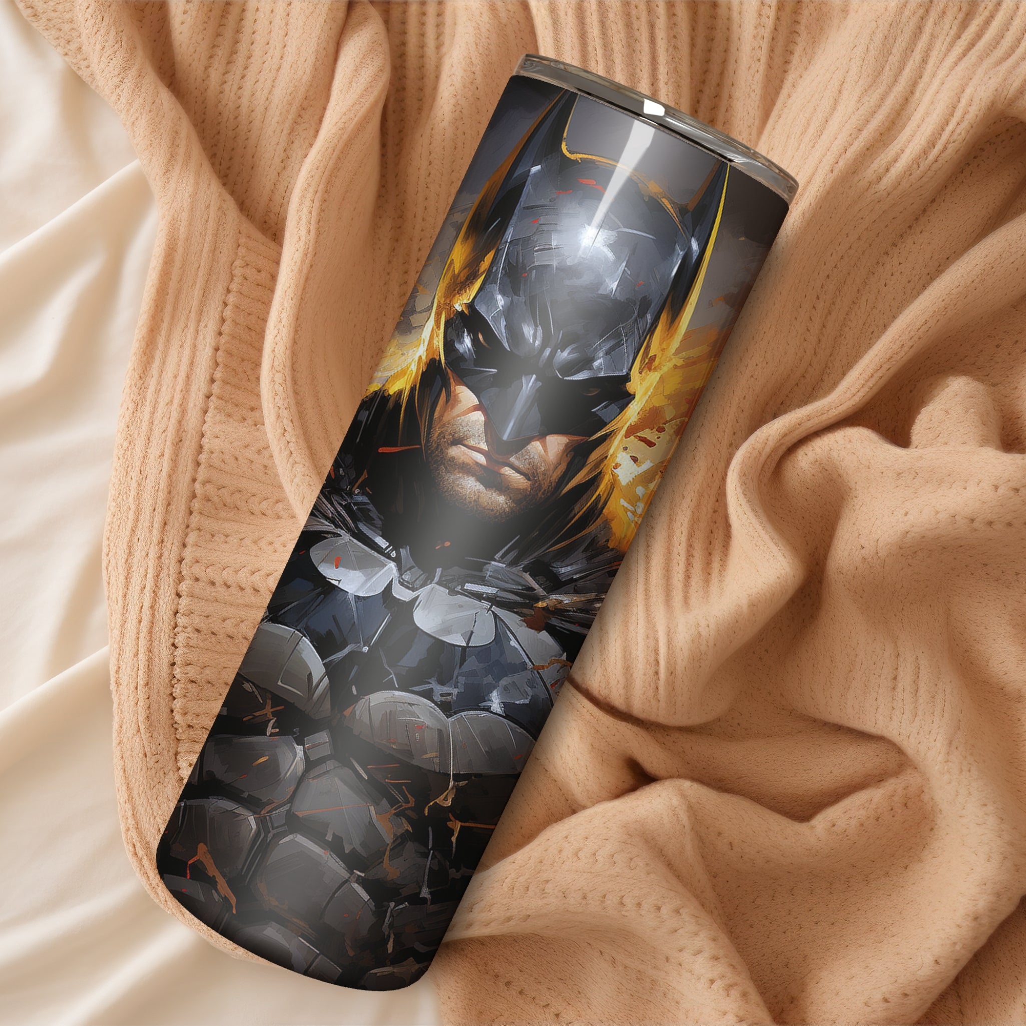 Batman Themed Stainless Steel Vacuum Insulated Tumbler