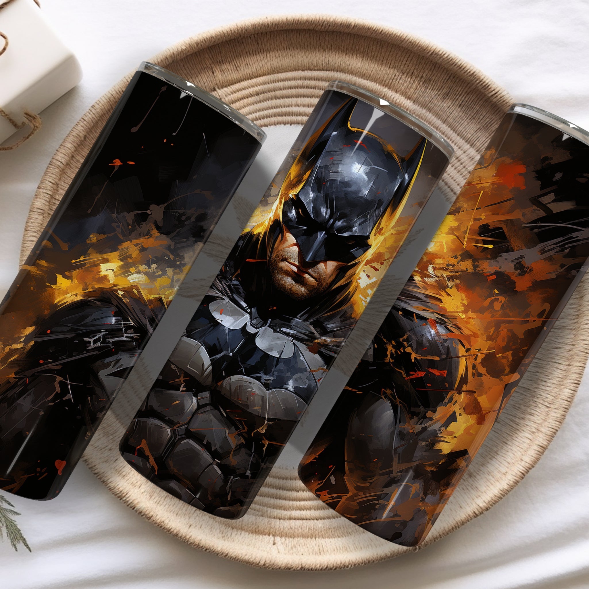 Batman Themed Stainless Steel Vacuum Insulated Tumbler