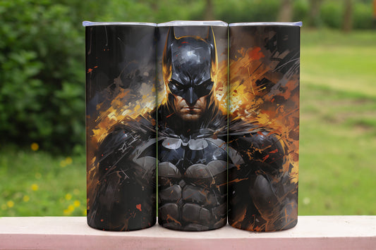 Batman Themed Stainless Steel Vacuum Insulated Tumbler