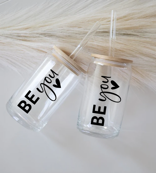 Be You Glass Tumbler