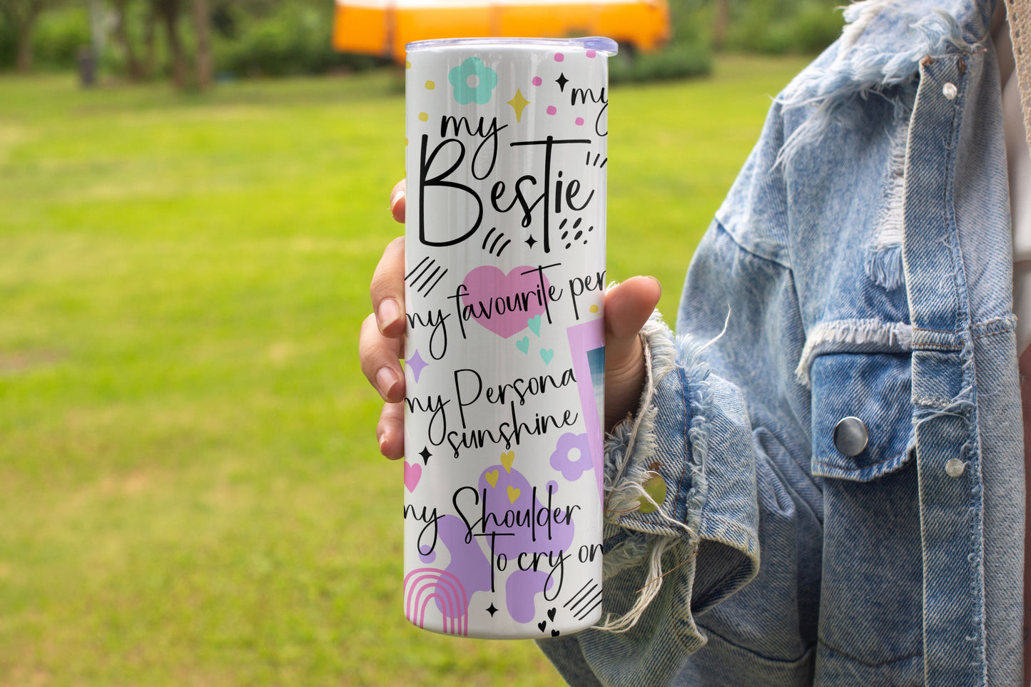 Bestie Photo Personalised Kids Stainless Steel Vacuum Insulated Tumbler
