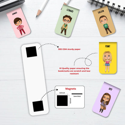 Big Bang Theory Magnetic Bookmarks Bundle
