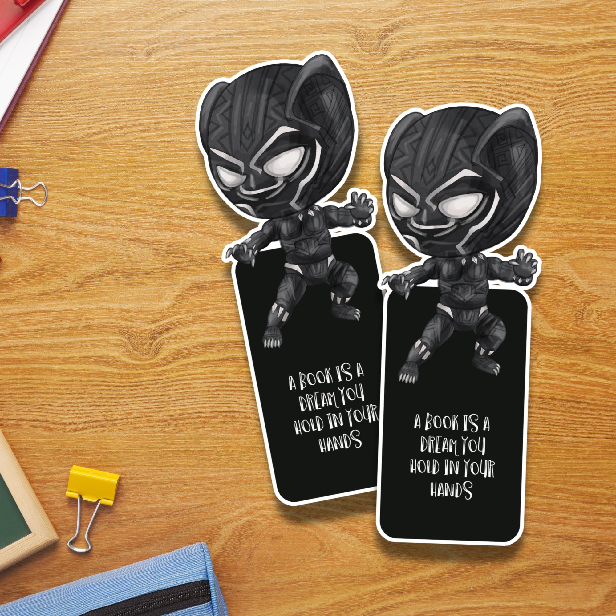 Black Panther Laminated Bookmark