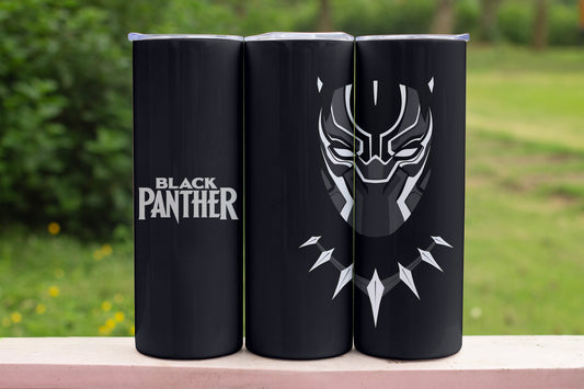 Black Panther Themed Stainless Steel Vacuum Insulated Tumbler