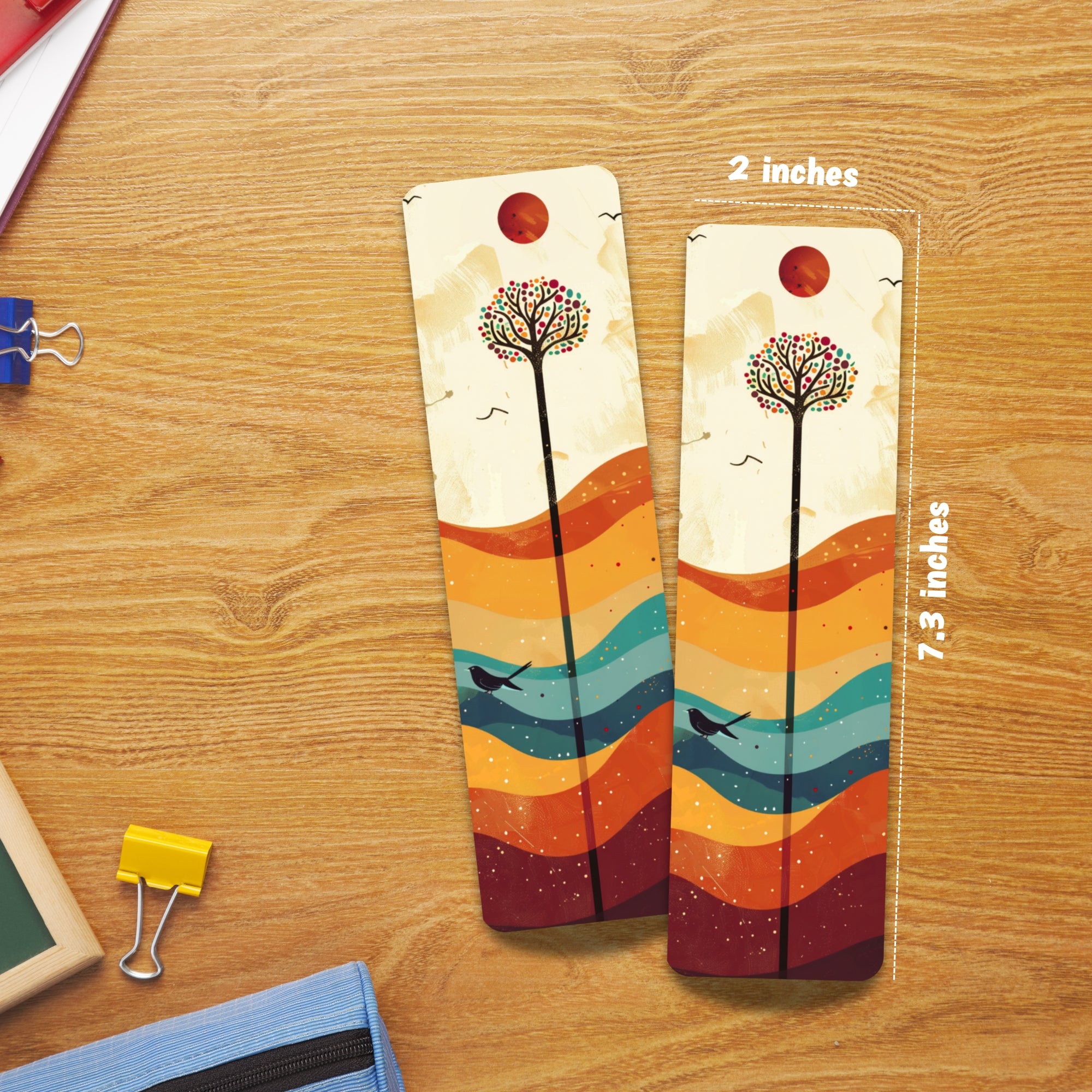 Dreamy Boho Laminated Bookmark