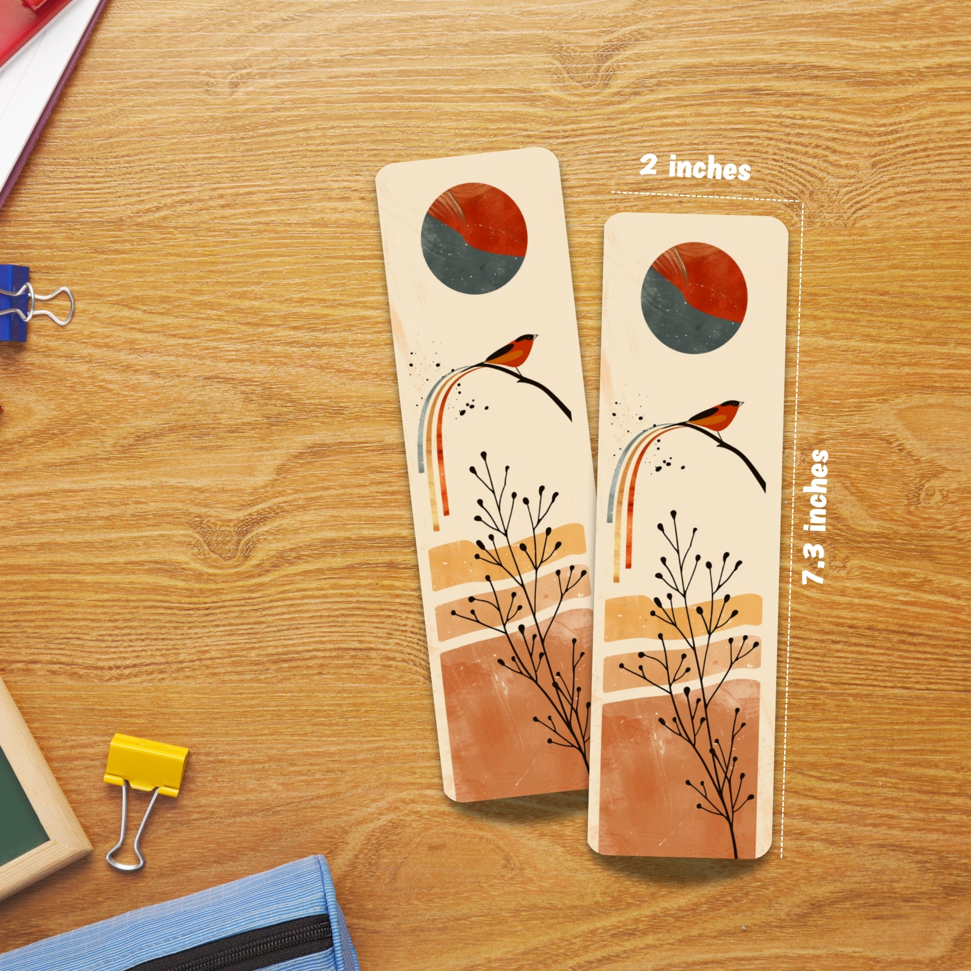 Dreamy Boho Laminated Bookmark