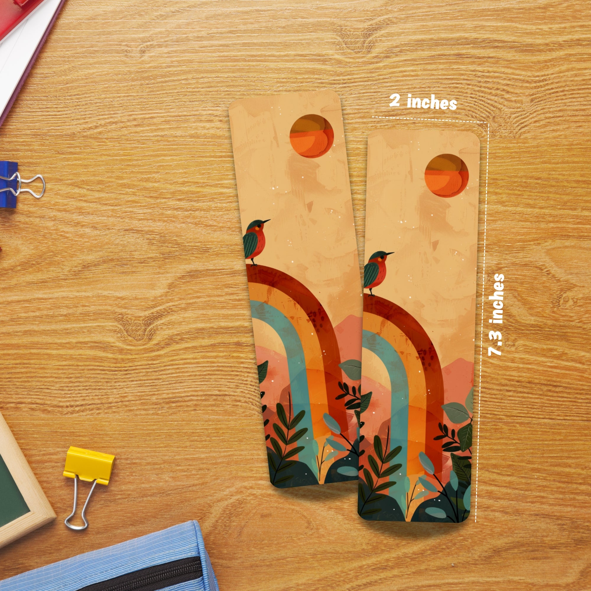 Dreamy Boho Laminated Bookmark