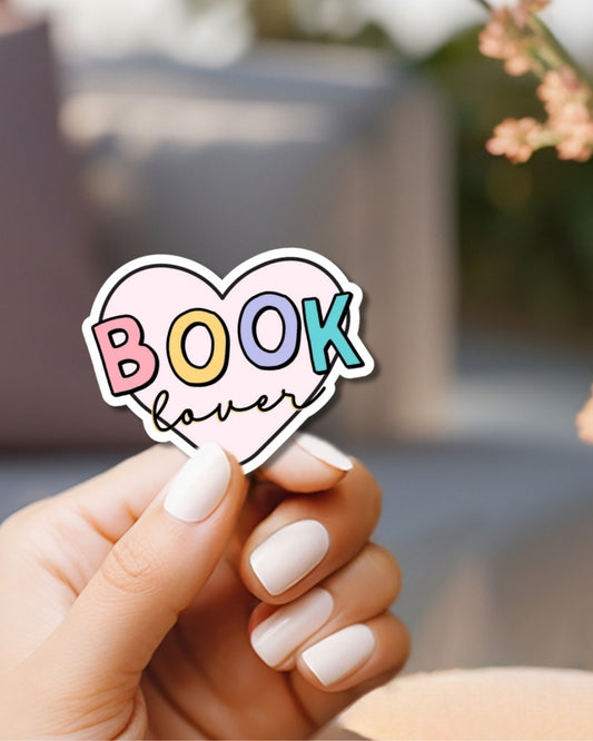 Book Lover Vinyl Waterproof Sticker