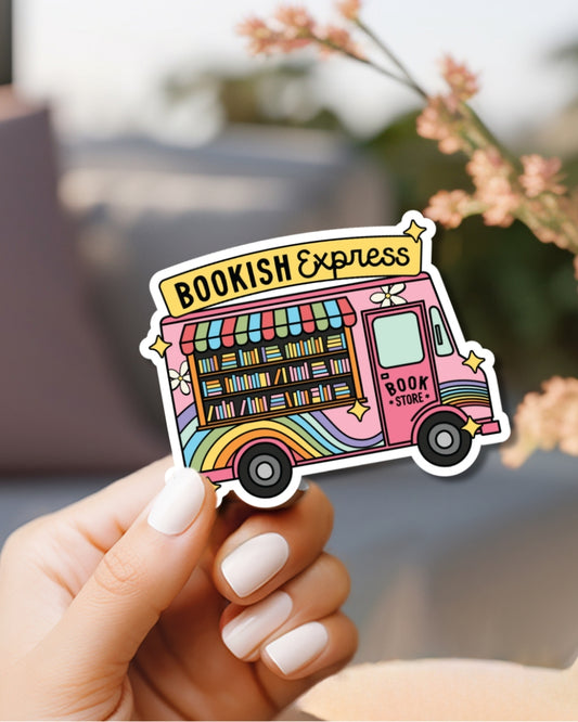 Bookish Express Vinyl Waterproof Sticker