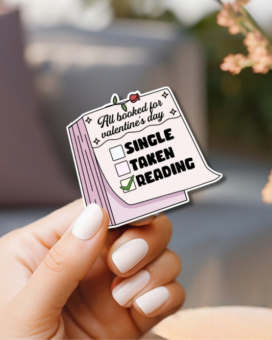 Reading Vinyl Waterproof Sticker