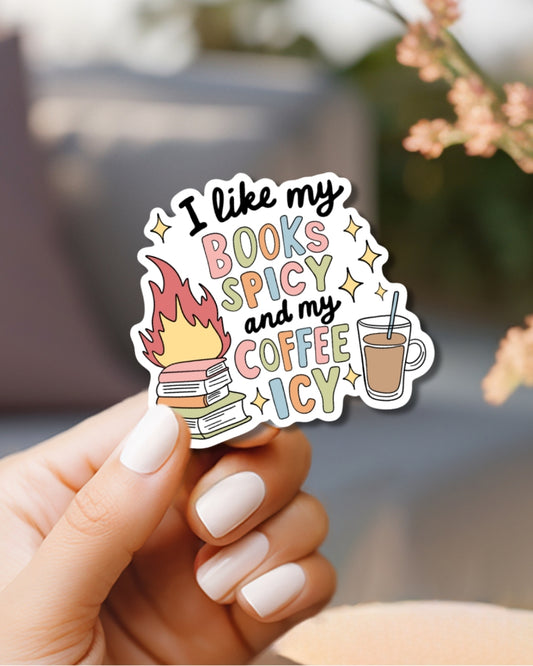 Book Lover Vinyl Waterproof Sticker