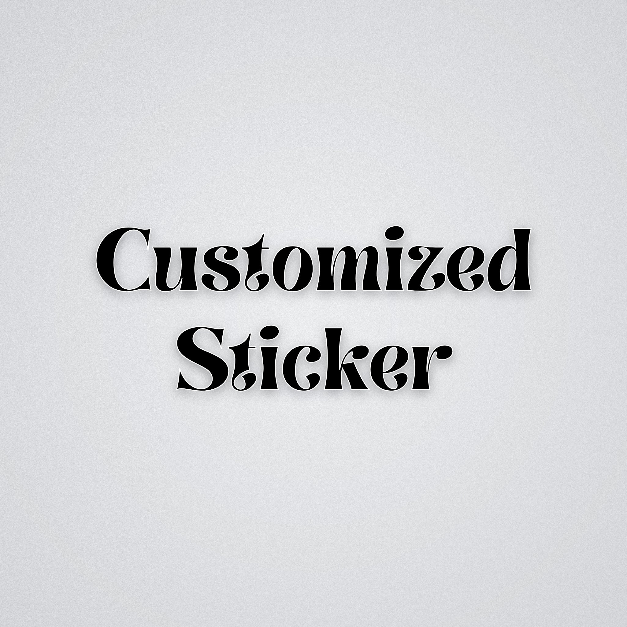 Customized Vinyl Waterproof Sticker